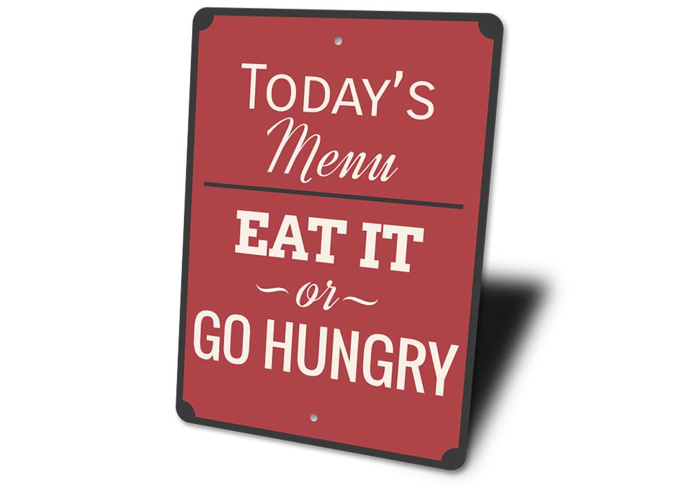 Kitchen Menu Sign