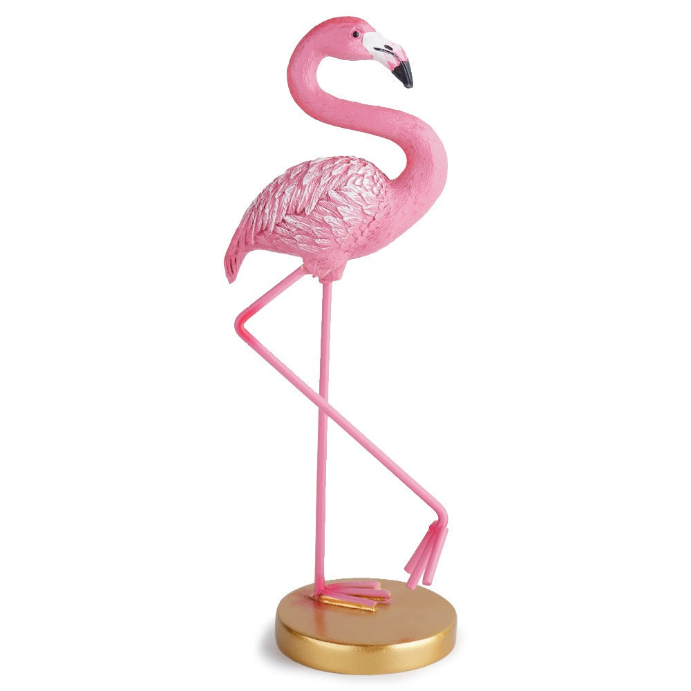 Minimalist flamingo resin home decor