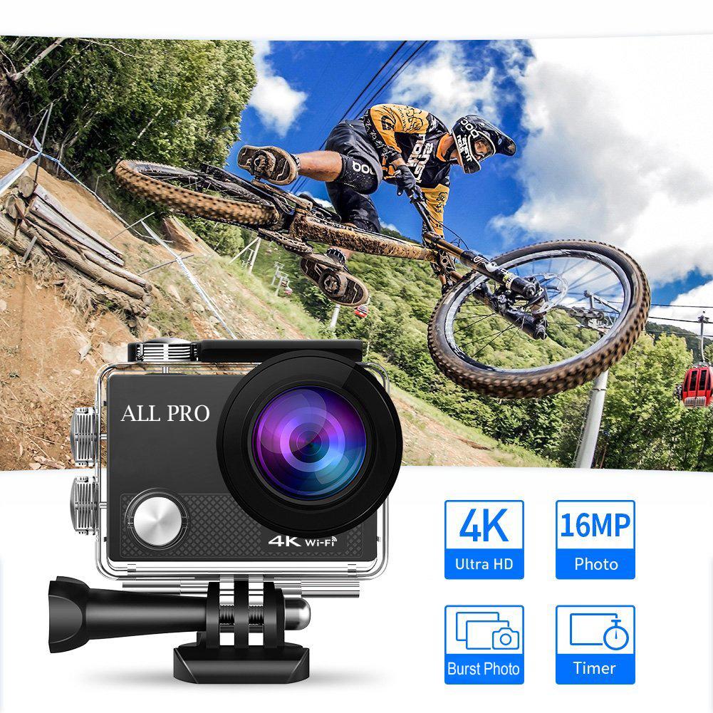 4K Waterproof All Digital UHD WiFi Camera + RF Remote And Accessories - Chanel - byDesign Exclusive Finds