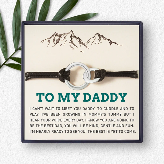 First Time Dad Bracelet, Father's Day Gift From Baby, New Dad Bracelet