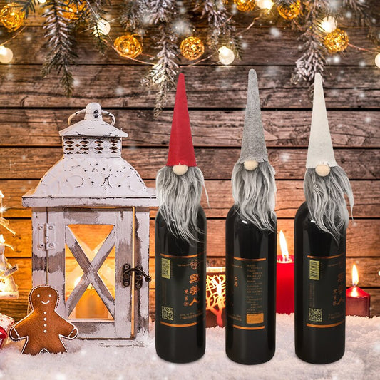 Christmas Decorations for Home Santa Claus Wine