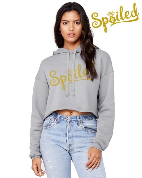 Spoiled Crop Top Hoodie