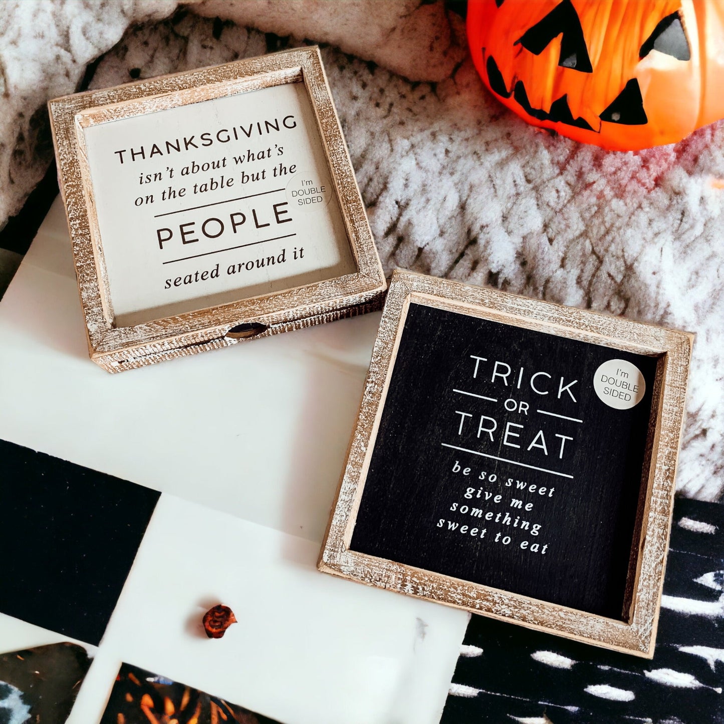 Trick + Thanksgiving | Double-Sided