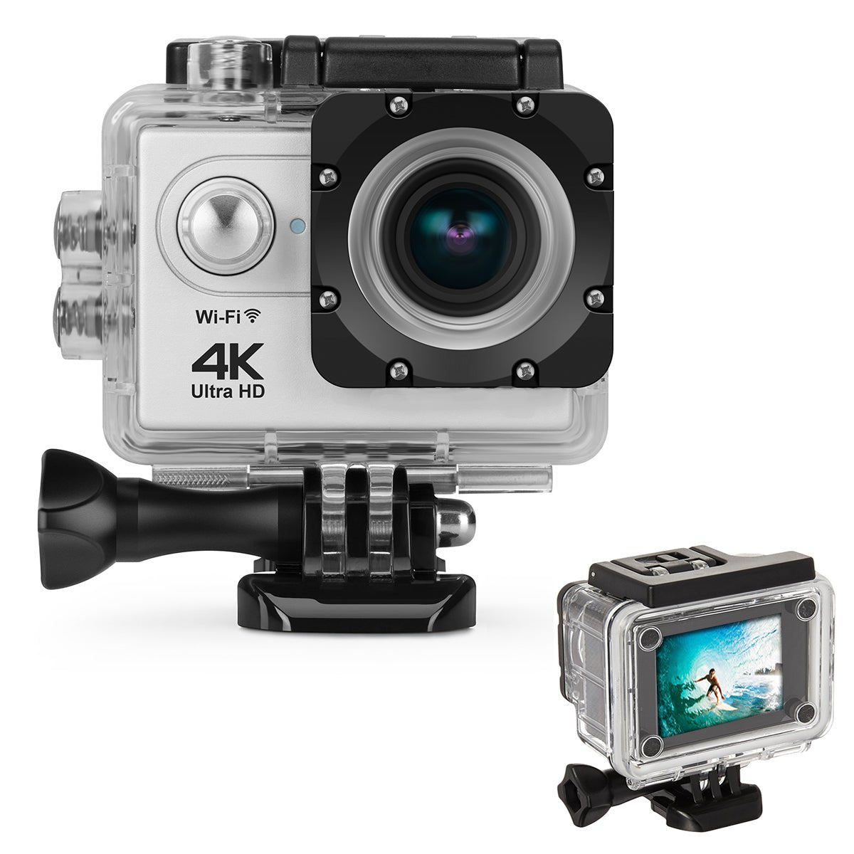 4K Waterproof All Digital UHD WiFi Camera + RF Remote And Accessories - Chanel - byDesign Exclusive Finds