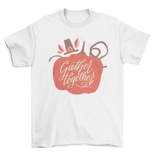 Thanksgiving holiday pumpkin t-shirt