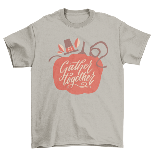 Thanksgiving holiday pumpkin t-shirt