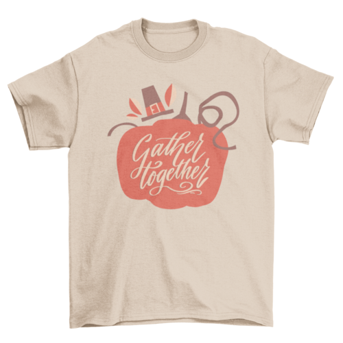 Thanksgiving holiday pumpkin t-shirt