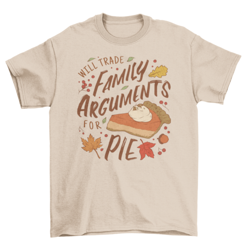 Funny anti-thanksgiving quote t-shirt