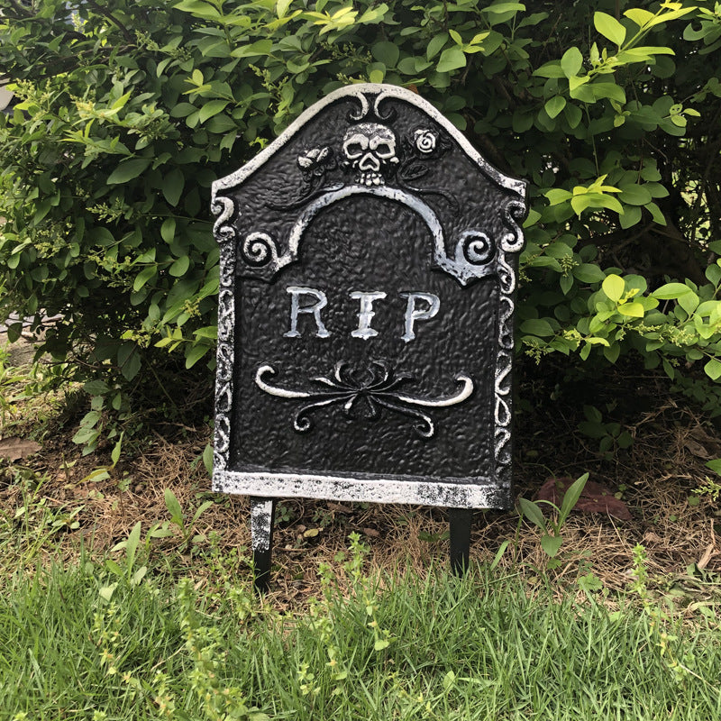 Halloween Party Decoration Plastic Tombstone