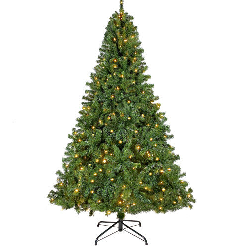 Artificial Fir Christmas Tree Holiday Decoration 350 LED Lights