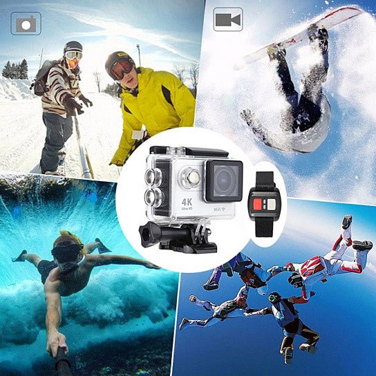 4K Waterproof All Digital UHD WiFi Camera + RF Remote And Accessories - Chanel - byDesign Exclusive Finds