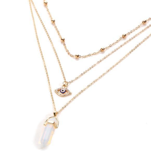 All Seeing Eye Multilayer Necklace - Chanel - byDesign Exclusive Finds