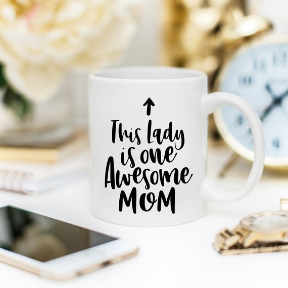 11oz Coffee Mug - This Lady Is One Awesome Mom - Chanel - byDesign Exclusive Finds