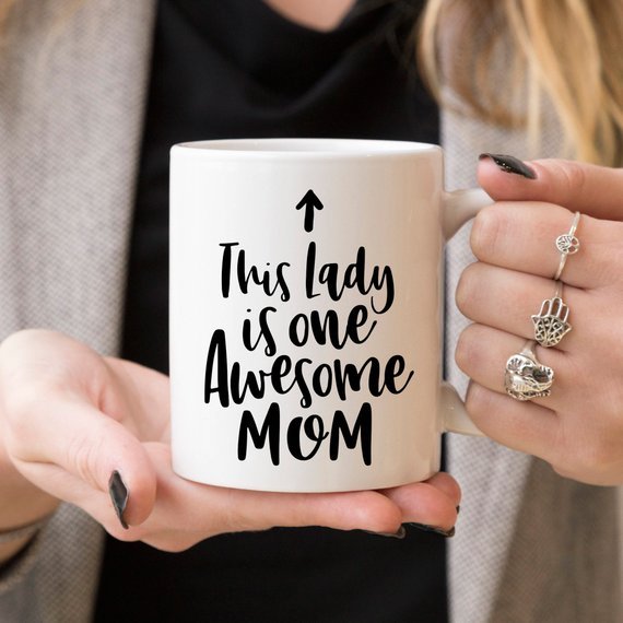 11oz Coffee Mug - This Lady Is One Awesome Mom - Chanel - byDesign Exclusive Finds