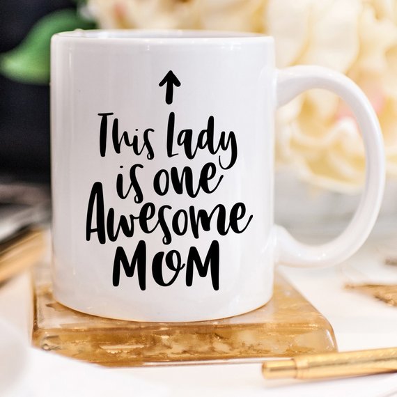 11oz Coffee Mug - This Lady Is One Awesome Mom - Chanel - byDesign Exclusive Finds