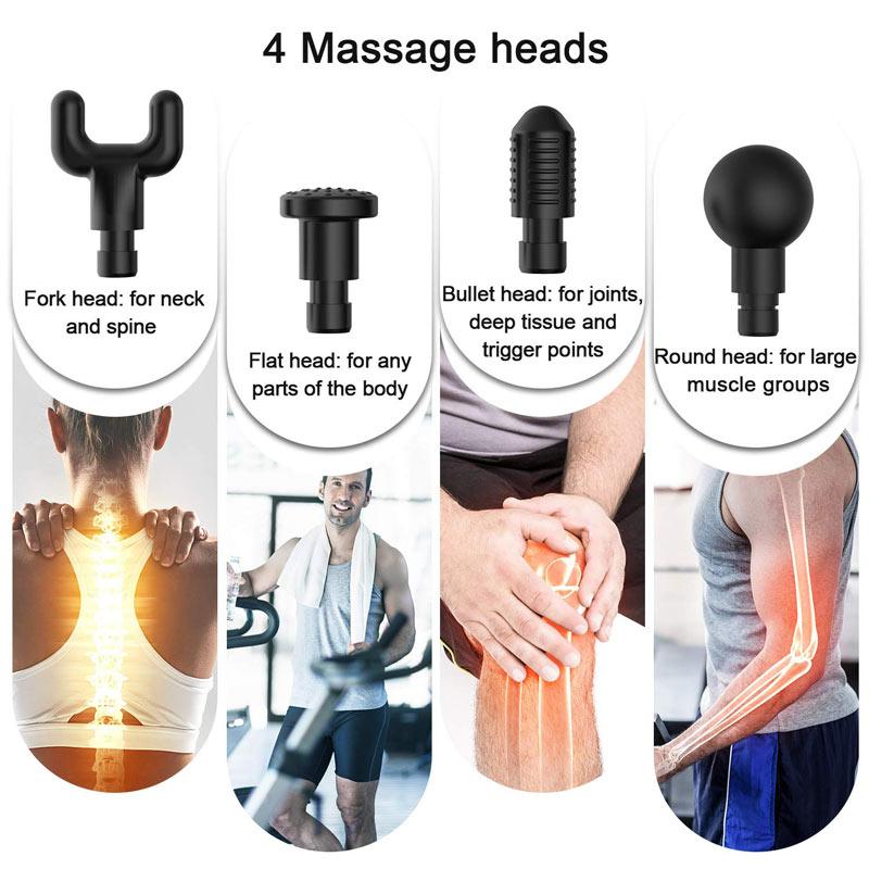 30 Speeds Premium 6 Heads Handheld Massager - Chanel - byDesign Exclusive Finds