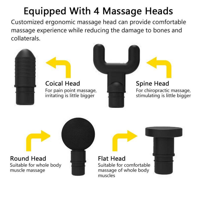 30 Speeds Premium 6 Heads Handheld Massager - Chanel - byDesign Exclusive Finds